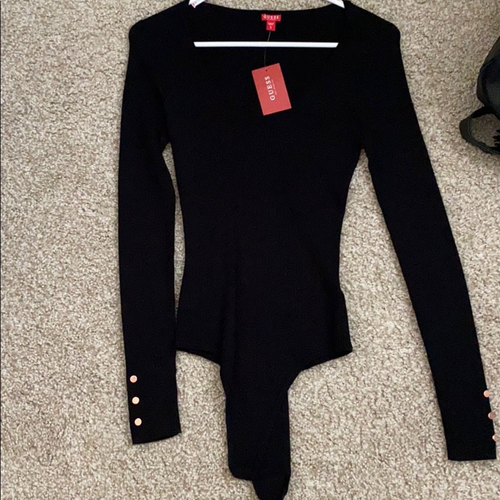 Guess black bodysuit.